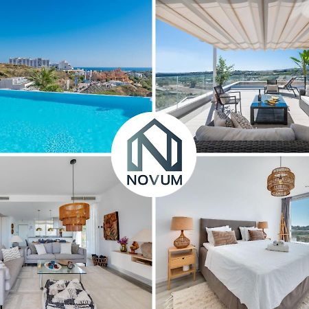 Unique 3-Bdrm Townhouse, Stunning View, Pool & Bbq Daire Estepona Dış mekan fotoğraf