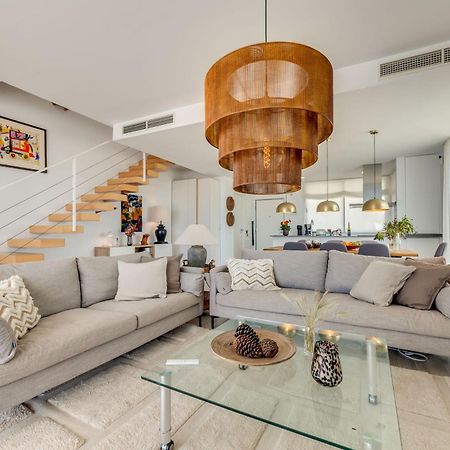Unique 3-Bdrm Townhouse, Stunning View, Pool & Bbq Daire Estepona Dış mekan fotoğraf